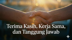 Penulisan Kata Terima Kasih, Kerja Sama, dan Tanggung Jawab Dipisah!
