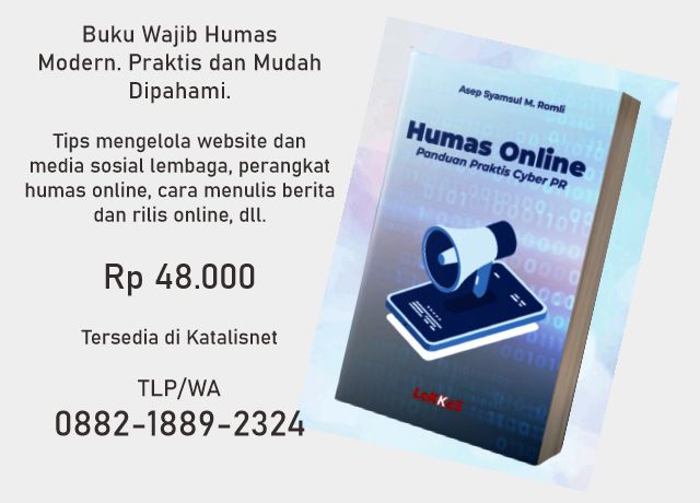 Buku Humas Online: Panduan Praktis Cyber PR