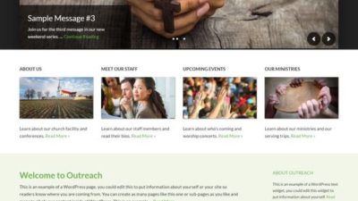 Tema WordPress Terbaik: Outreach Pro Theme Genesis Child Theme