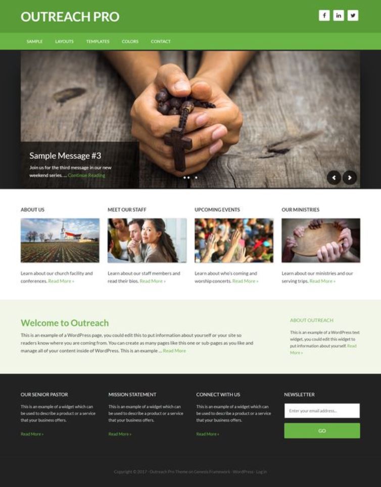 Outreach Pro WP Theme Genesis Studio Press