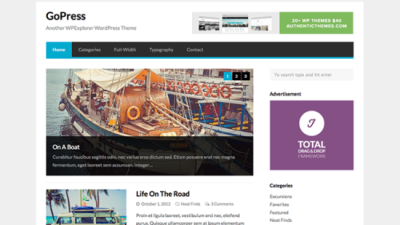 GoPress adalah Tema WordPress