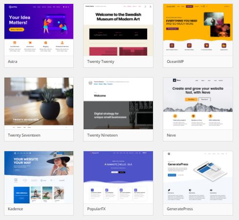 desain web tema wordpress