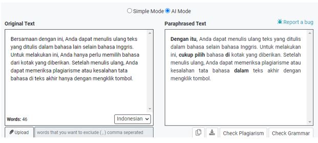 Alat Parafrase