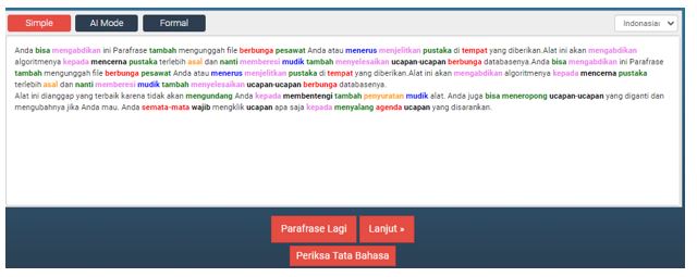 Alat Parafrase