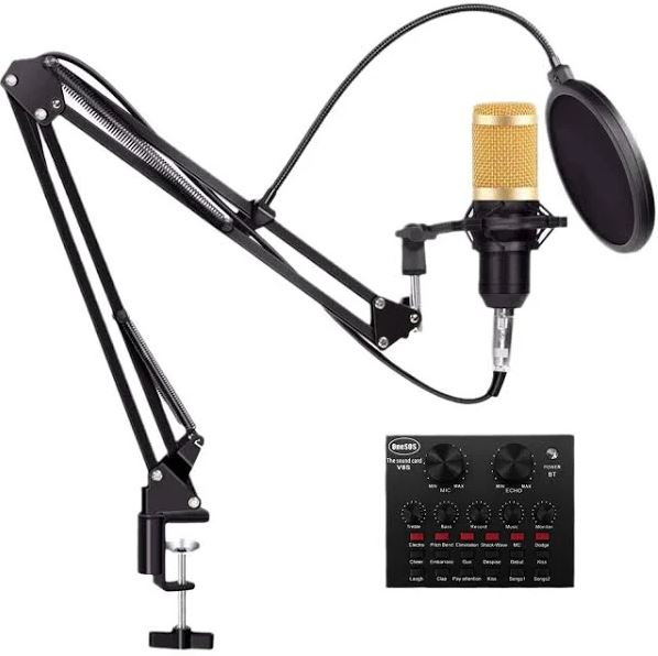 Paket Podcast Murah Microphone Plus Tripod