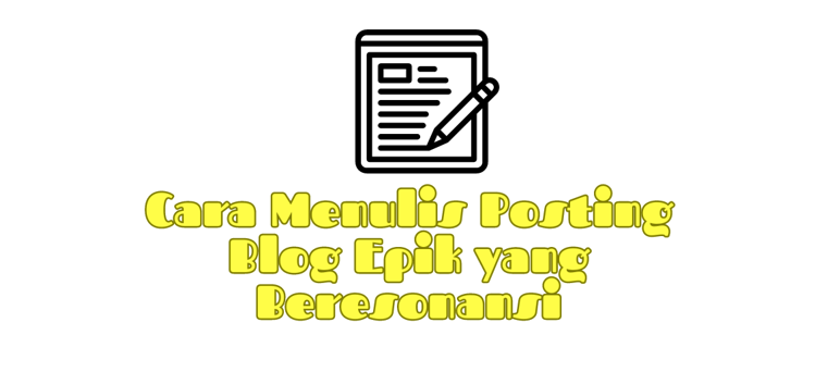 menulis posting blog