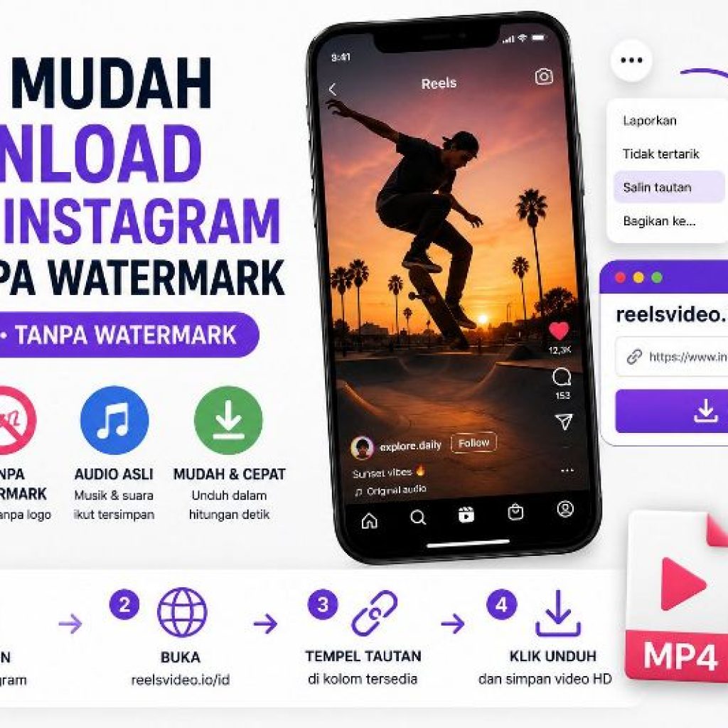 Cara Mudah Download Reels Instagram HD — Tanpa Watermark